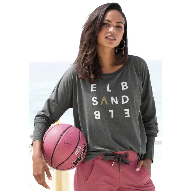 ELBSAND Longsleeve Damen anthrazit meliert Gr.XXL (44) von ELBSAND