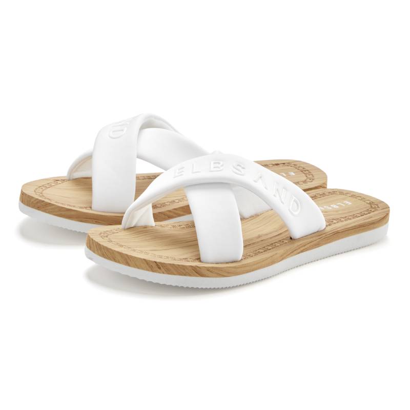 ELBSAND Pantolette Damen weiß Gr.42 von ELBSAND