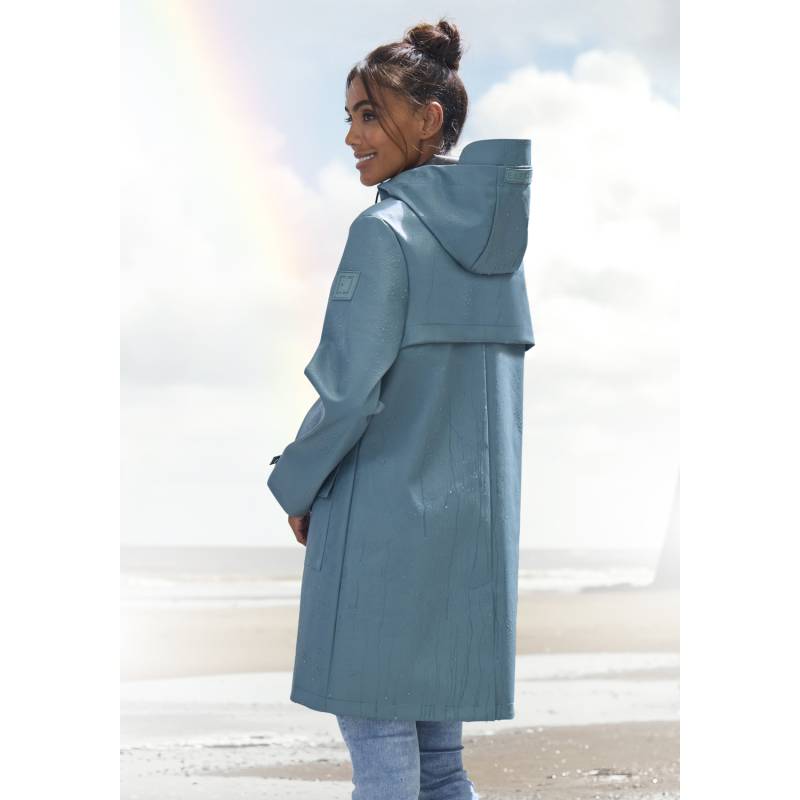 ELBSAND Regenjacke Damen graublau Gr.40 von ELBSAND
