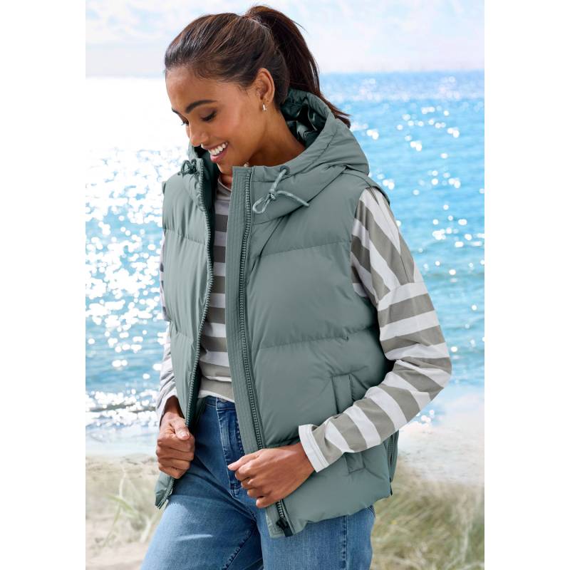 ELBSAND Steppweste Damen graugrün Gr.XL/42 von ELBSAND