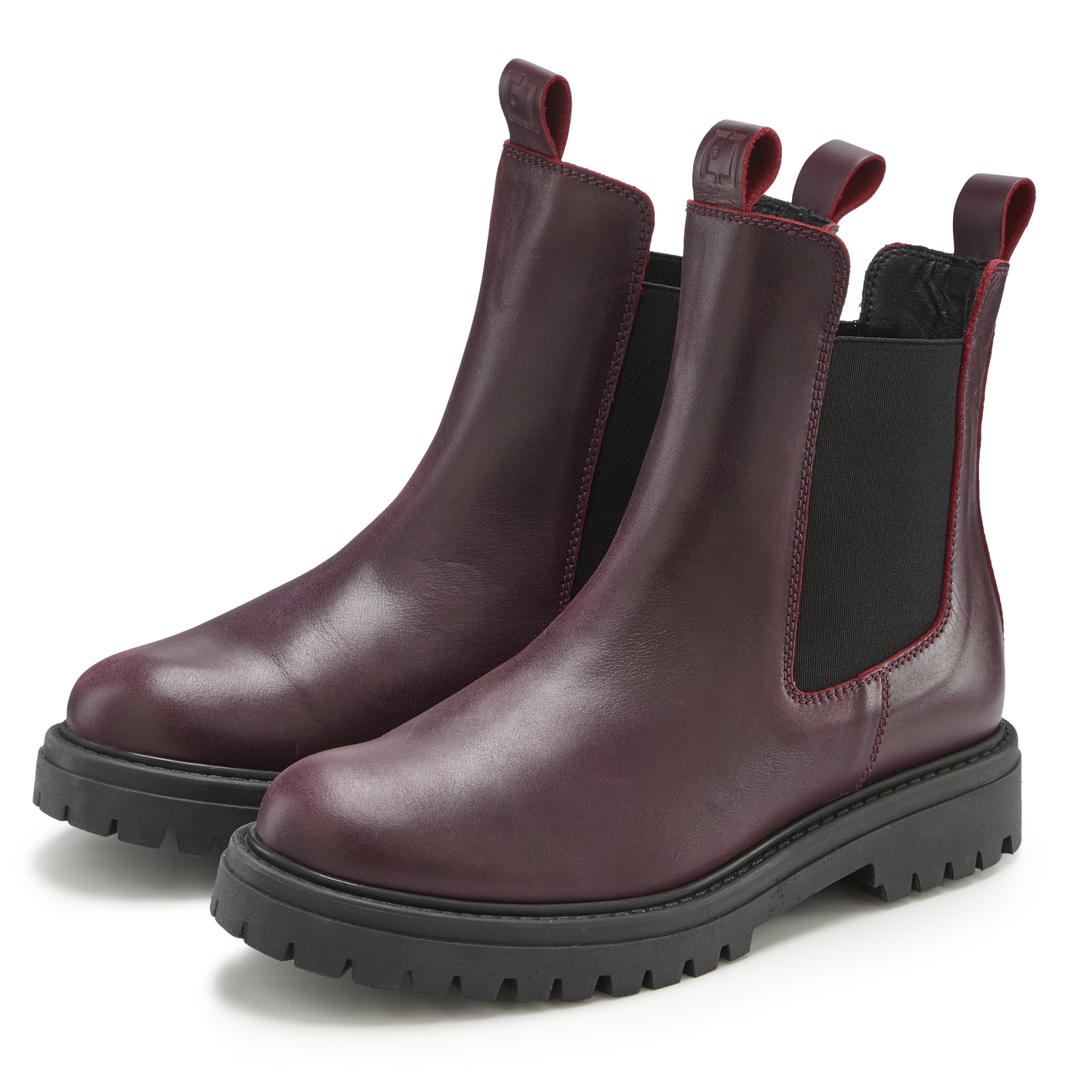 ELBSAND Stiefelette Damen bordeaux Gr.44 von ELBSAND