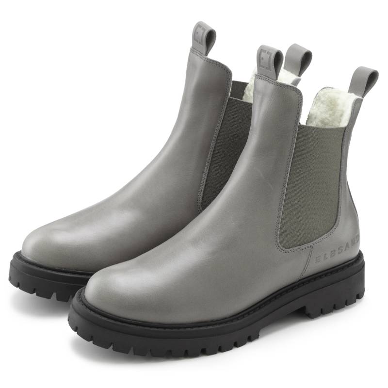 ELBSAND Stiefelette Damen hellgrau Gr.37 von ELBSAND