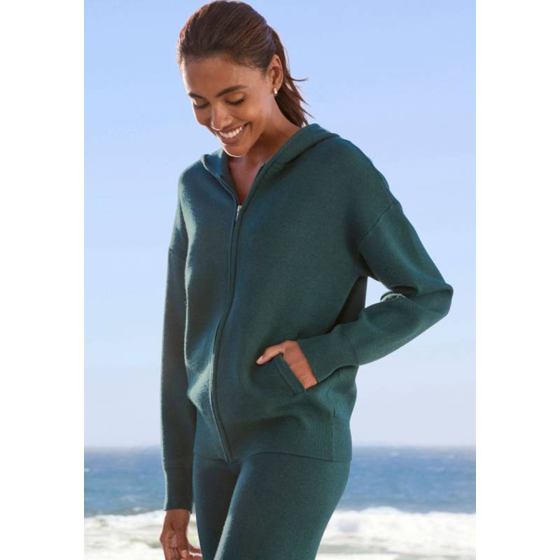 ELBSAND Strickjacke Damen petrol Gr.44/46 von ELBSAND