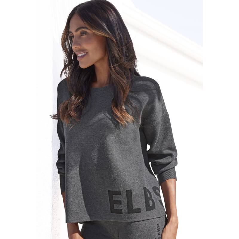 ELBSAND Strickpullover Damen Anthrazit Gr.36/38 von ELBSAND