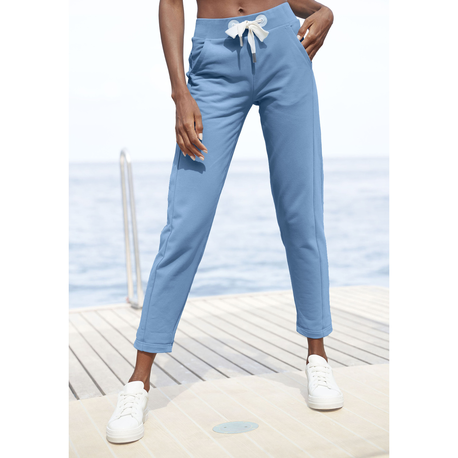 ELBSAND Sweathose Damen azurblau Gr.M (38) von ELBSAND