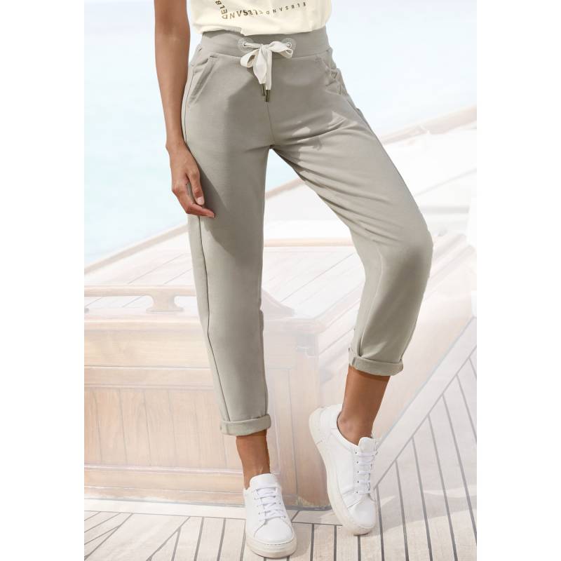 ELBSAND Sweathose Damen stein Gr.M (38) von ELBSAND