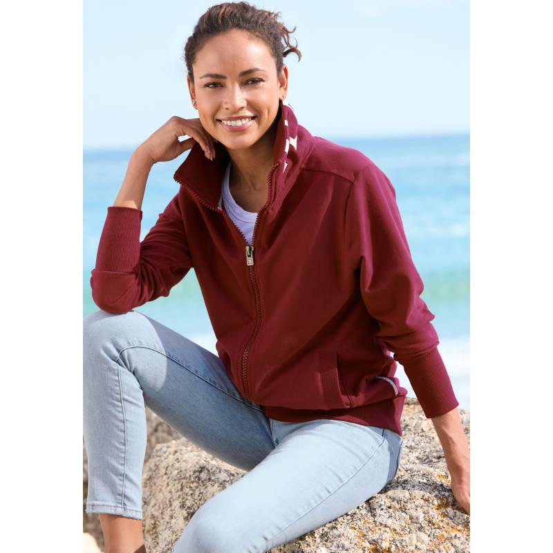 ELBSAND Sweatjacke Damen weinrot Gr.L (40) von ELBSAND