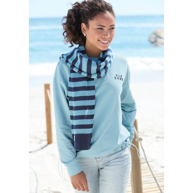 ELBSAND Sweatshirt Damen aquamarine Gr.L (40) von ELBSAND