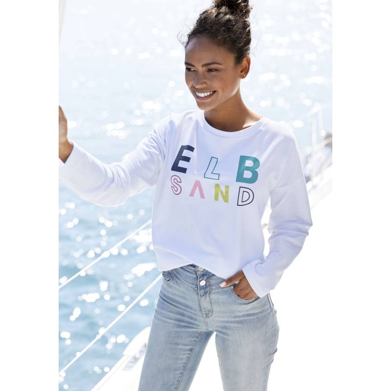 ELBSAND Sweatshirt Damen weiß Gr.S (36) von ELBSAND
