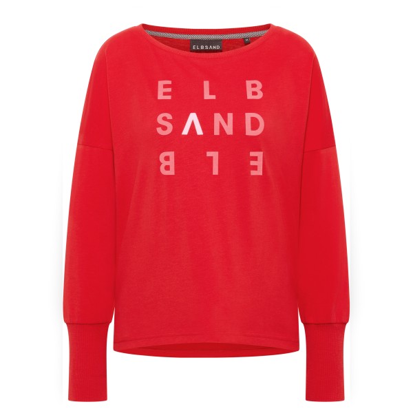 ELBSAND - Women's Ingiara T-Shirt - Longsleeve Gr XS rot von ELBSAND