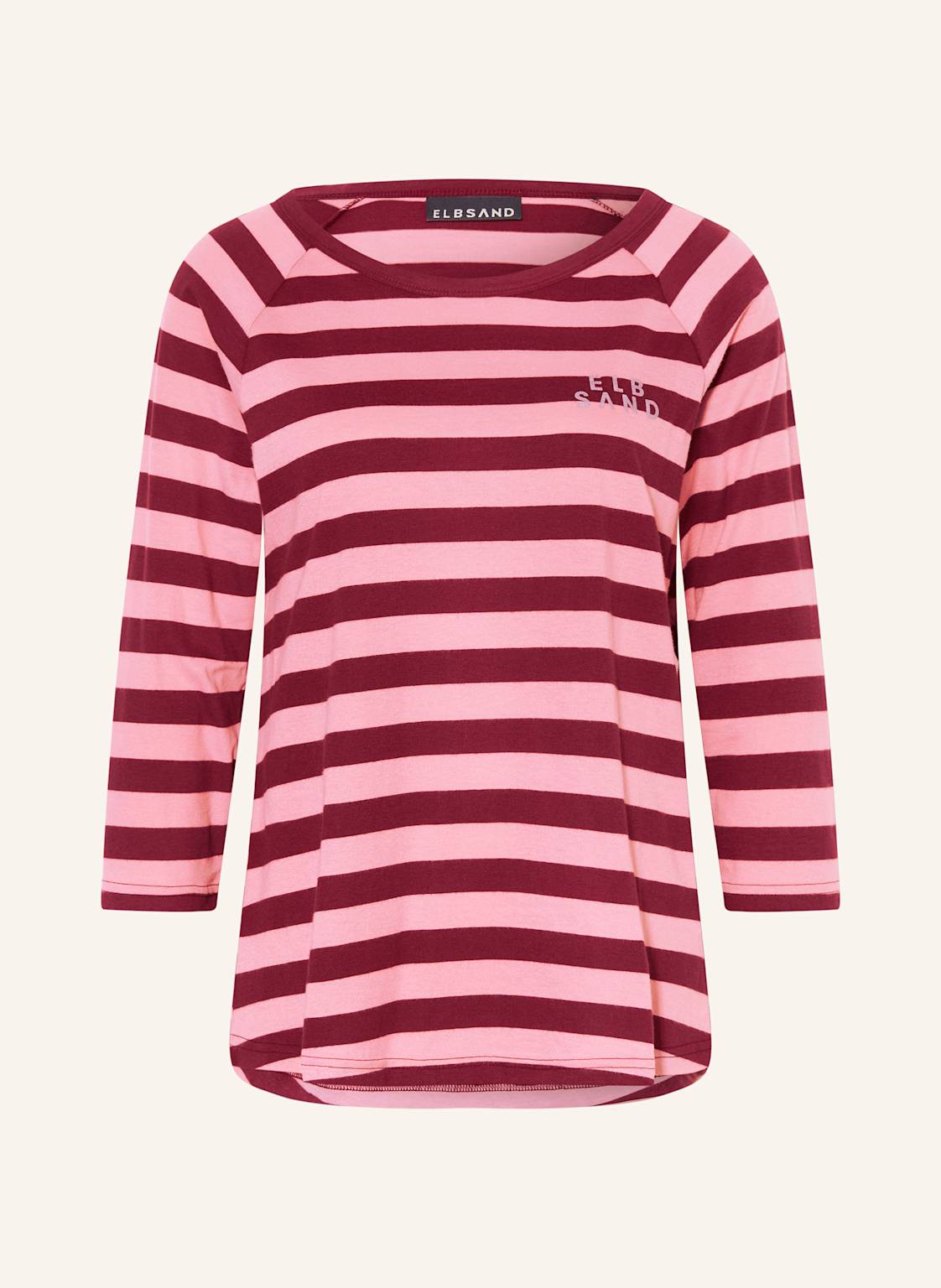 Elbsand Shirt Celin Mit 3/4-Arm pink von ELBSAND