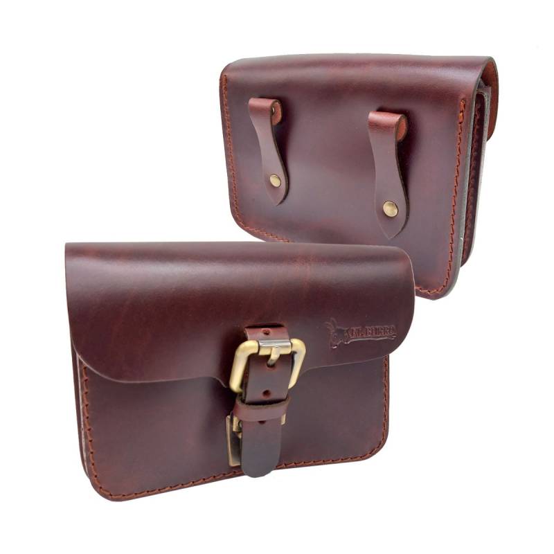 El Burro Fuerte Leder Gürteltasche Bauchtasche Hüfttasche Bordeaux Country Westerntasche Western Tasche Casual Bag Börse Ledertasche von ELBURROkreativ