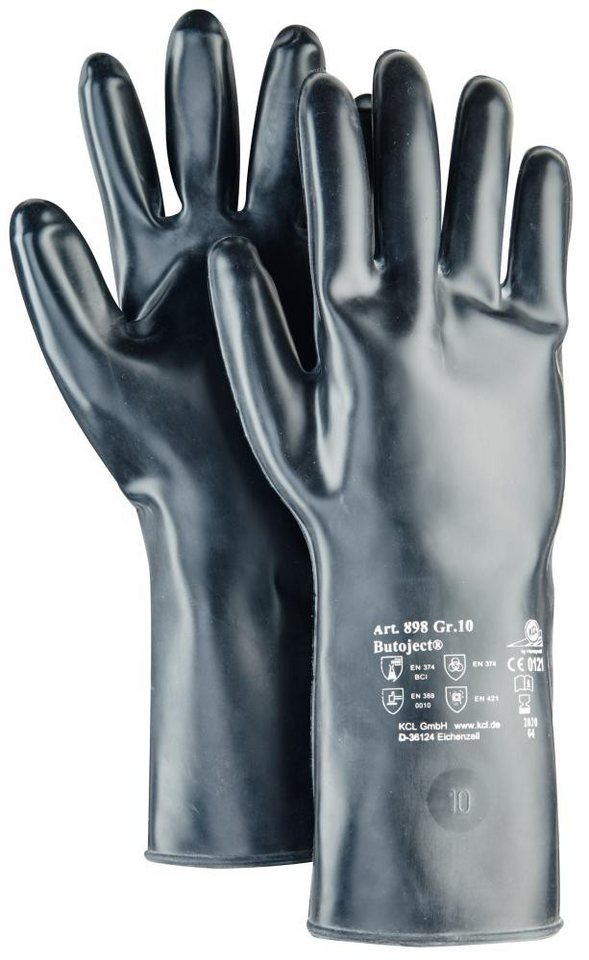 ELC Arbeitshandschuhe Handschuh Butoject 898, Gr. 9, schwarz von ELC