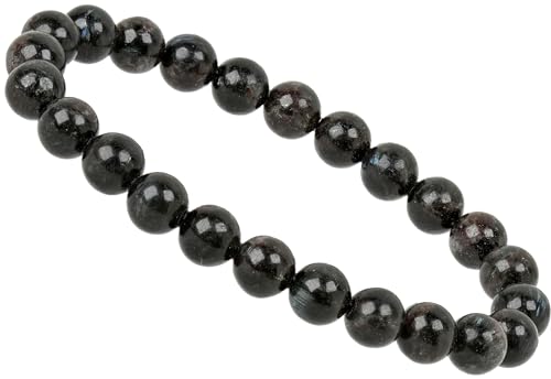 ELEDORO PowerBead Damen-Armband Stretch aus Edelstein Perlen 8 mm Astrophyllit von ELEDORO