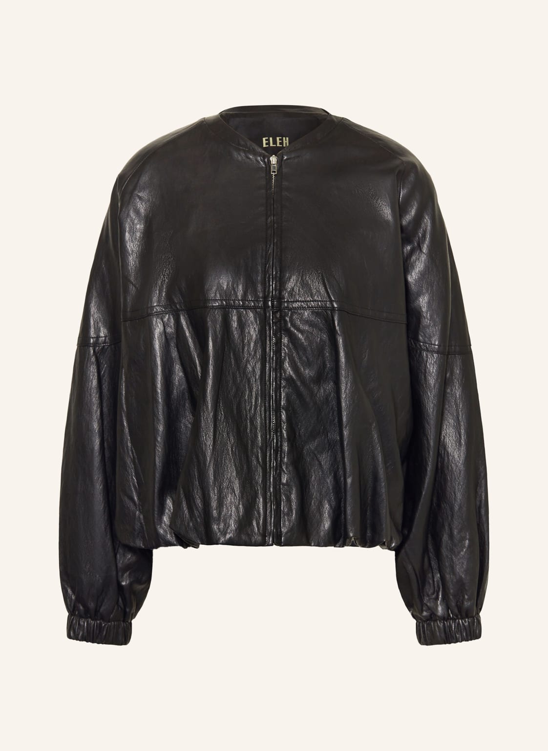Eleh Jacke In Lederoptik schwarz von ELEH