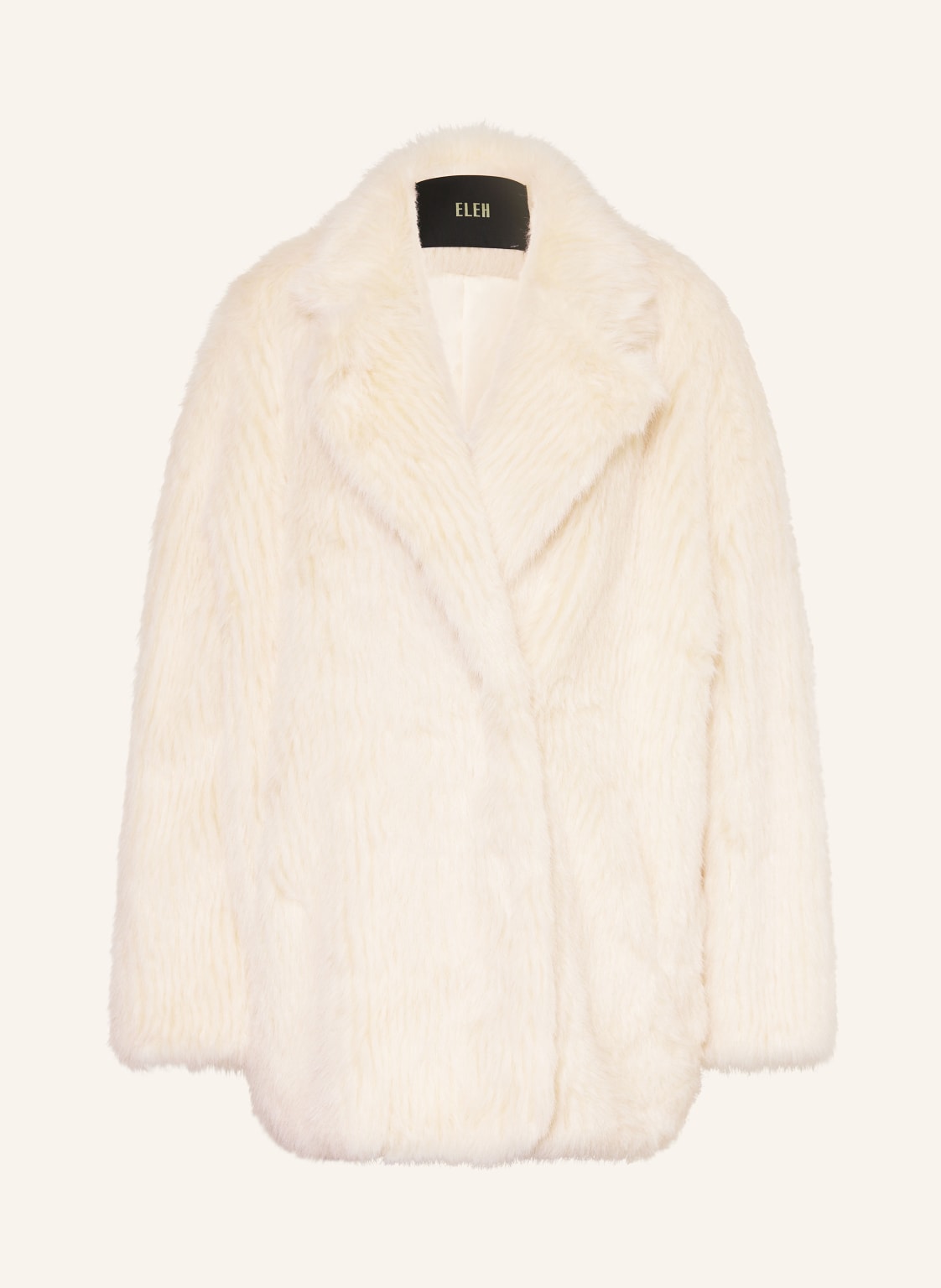 Eleh Kunstfell-Mantel weiss von ELEH