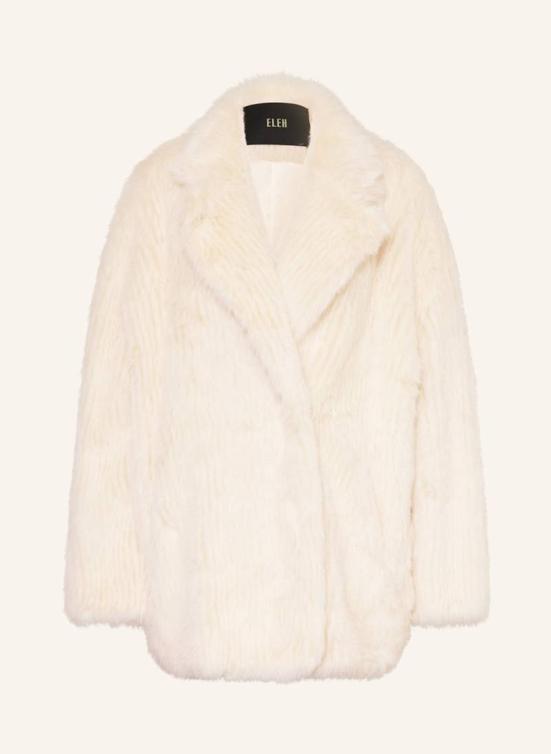 Eleh Kunstfell-Mantel weiss von ELEH