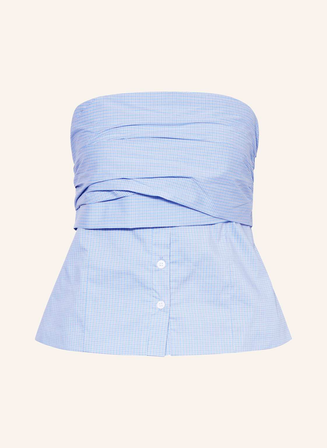 Eleh Off-Shoulder-Top blau von ELEH