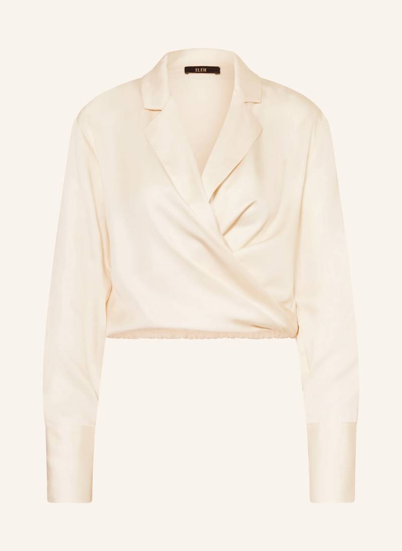 Eleh Wickelbluse In Satinqualität weiss von ELEH