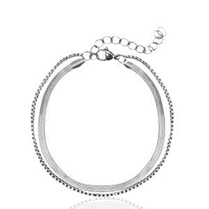 Cooles Armband in ca. 22 cm x 3 mm (inkl. 5cm Verlängerungskette) von Elektropulli von ELEKTROPULLI