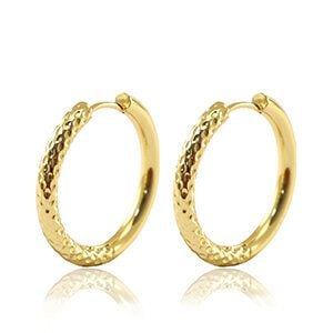 Creolen mit Struktur von Elektropulli in verschiedenen Größen von ELEKTROPULLI