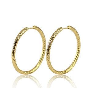 Creolen mit feiner Struktur von Elektropulli in verschiedenen Größen von ELEKTROPULLI