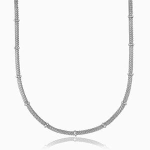 ELEKTROPULLI Coole Kette mit feiner Struktur in Gold und Silber in ca. 47 x 3mm von ELEKTROPULLI