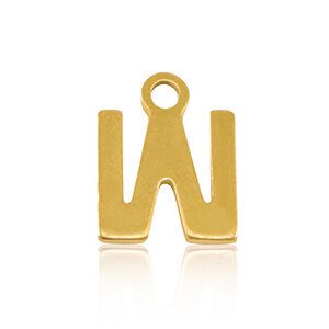 ELEKTROPULLI Feine Ohrringe mit Initial Anhänger (ca. 25mm + 9x5mm) von ELEKTROPULLI