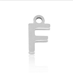 ELEKTROPULLI Feine Ohrringe mit Initial Anhänger (ca. 25mm + 9x5mm) von ELEKTROPULLI