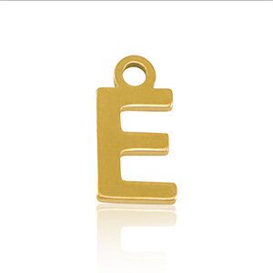 ELEKTROPULLI Super Feine Glieder Kette in 3 Längen mit Initial Anhänger (ca. 9 x 5mm) von ELEKTROPULLI