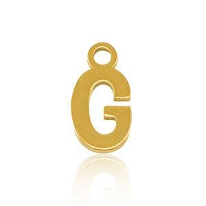 ELEKTROPULLI Super Feine Glieder Kette in 3 Längen mit Initial Anhänger (ca. 9 x 5mm) von ELEKTROPULLI