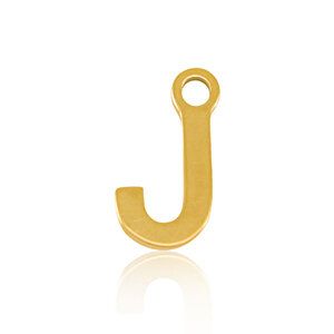 ELEKTROPULLI Super Feine Glieder Kette in 3 Längen mit Initial Anhänger (ca. 9 x 5mm) von ELEKTROPULLI