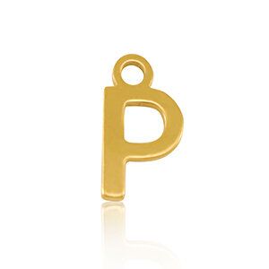 ELEKTROPULLI Super Feine Glieder Kette in 3 Längen mit Initial Anhänger (ca. 9 x 5mm) von ELEKTROPULLI