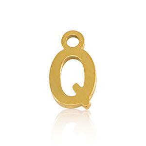 ELEKTROPULLI Super Feine Glieder Kette in 3 Längen mit Initial Anhänger (ca. 9 x 5mm) von ELEKTROPULLI