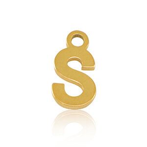 ELEKTROPULLI Super Feine Glieder Kette in 3 Längen mit Initial Anhänger (ca. 9 x 5mm) von ELEKTROPULLI