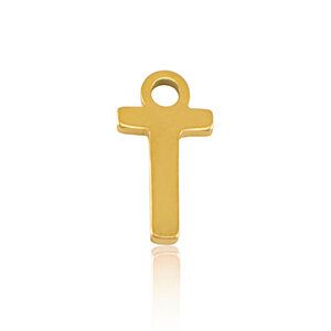ELEKTROPULLI Super Feine Glieder Kette in 3 Längen mit Initial Anhänger (ca. 9 x 5mm) von ELEKTROPULLI