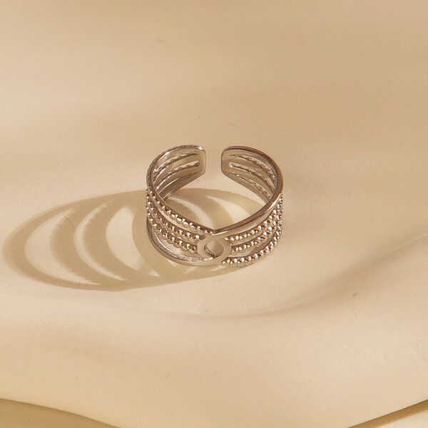 Größenverstellbarer BOHO Summer Ring ca. Ø 17 - 19mm von Elektropulli von ELEKTROPULLI