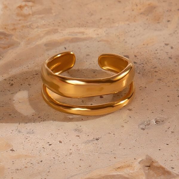 Größenverstellbarer FLOW Ring von Elektropulli von ELEKTROPULLI