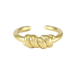 Größenverstellbarer KNOTEN Ring ca. Ø 17 - 19mm von Elektropulli von ELEKTROPULLI