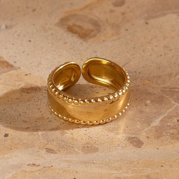 Größenverstellbarer PEARL Ring ca. Ø 17 - 19mm von Elektropulli von ELEKTROPULLI