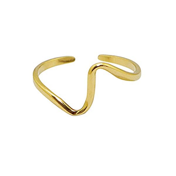 Größenverstellbarer WAVE Ring ca. Ø 17 - 19mm von Elektropulli von ELEKTROPULLI