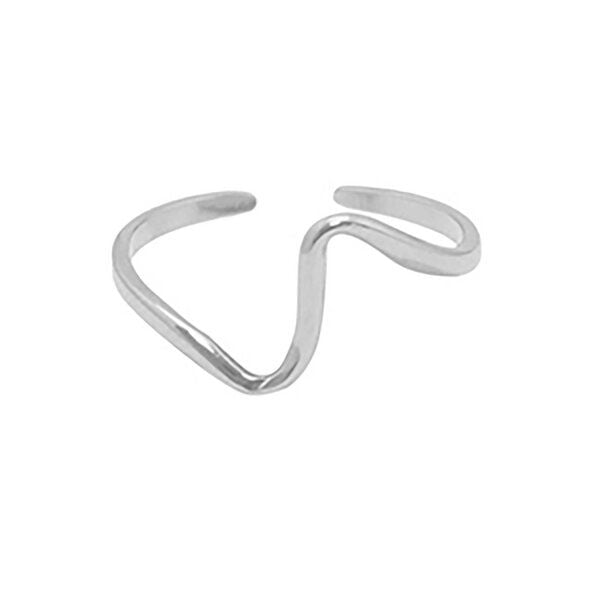 Größenverstellbarer WAVE Ring ca. Ø 17 - 19mm von Elektropulli von ELEKTROPULLI