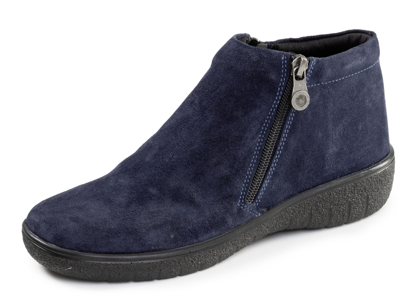 ELENA EDEN, bequeme Damen-Boots, Weite G, mit herausnehmbarem Fußbett, Marine, Größe 38 von ELENA EDEN