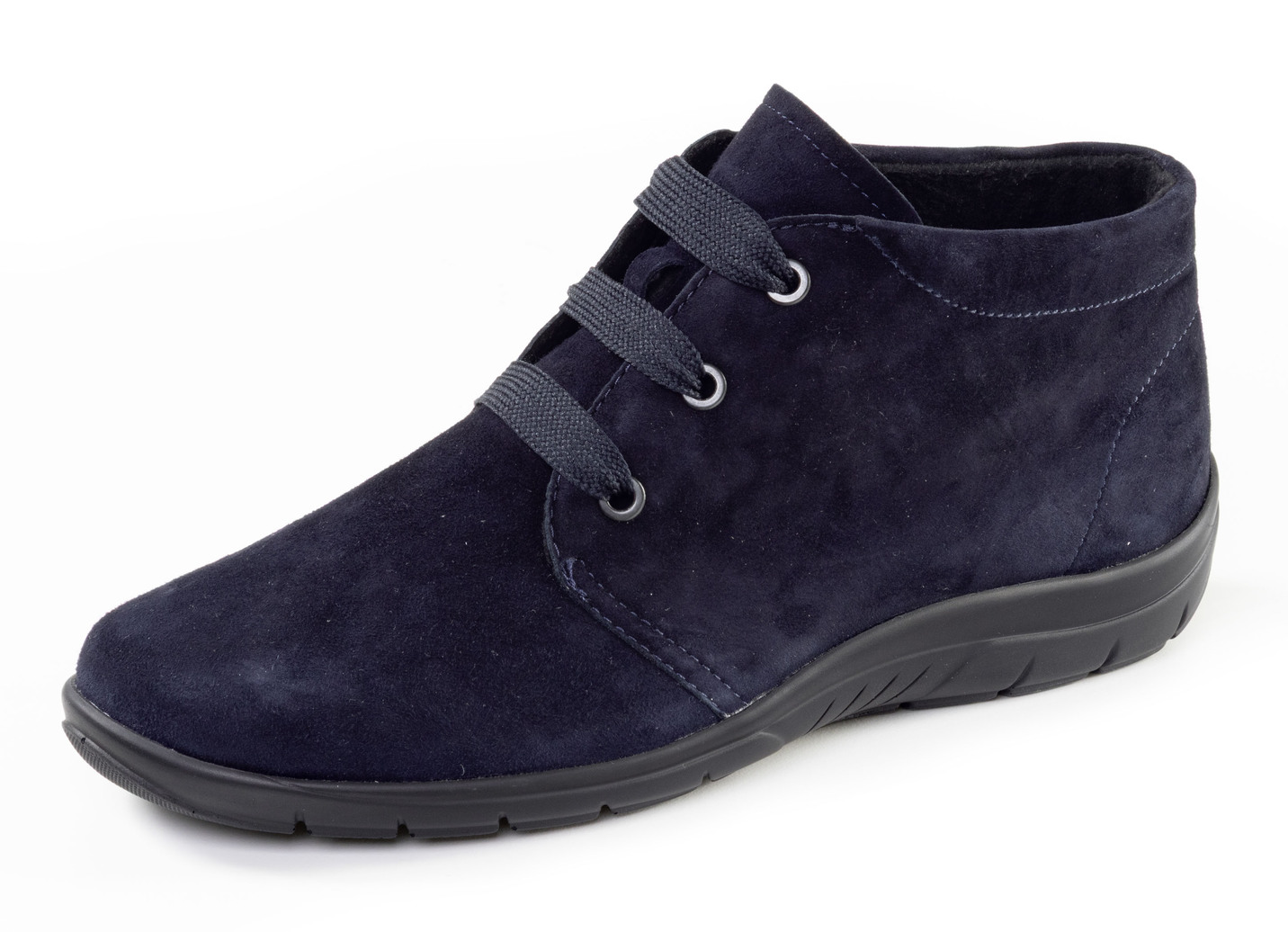 ELENA EDEN, bequeme Damen-Boots, Weite H, mit herausnehmbarem Fußbett, Schuhgröße 3 1/2, Marine von ELENA EDEN