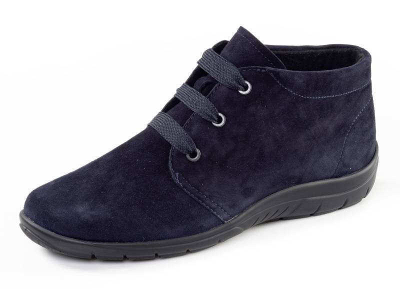 ELENA EDEN, bequeme Damen-Boots, Weite H, mit herausnehmbarem Fußbett, Schuhgröße 7, Marine von ELENA EDEN