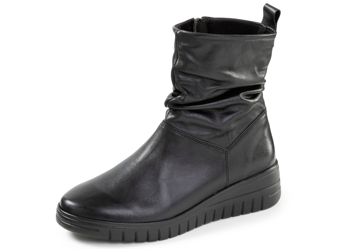 ELENA EDEN, bequeme Damen-Stiefeletten, Weite H, mit herausnehmbarem Fußbett, Schwarz, Größe 38 von ELENA EDEN