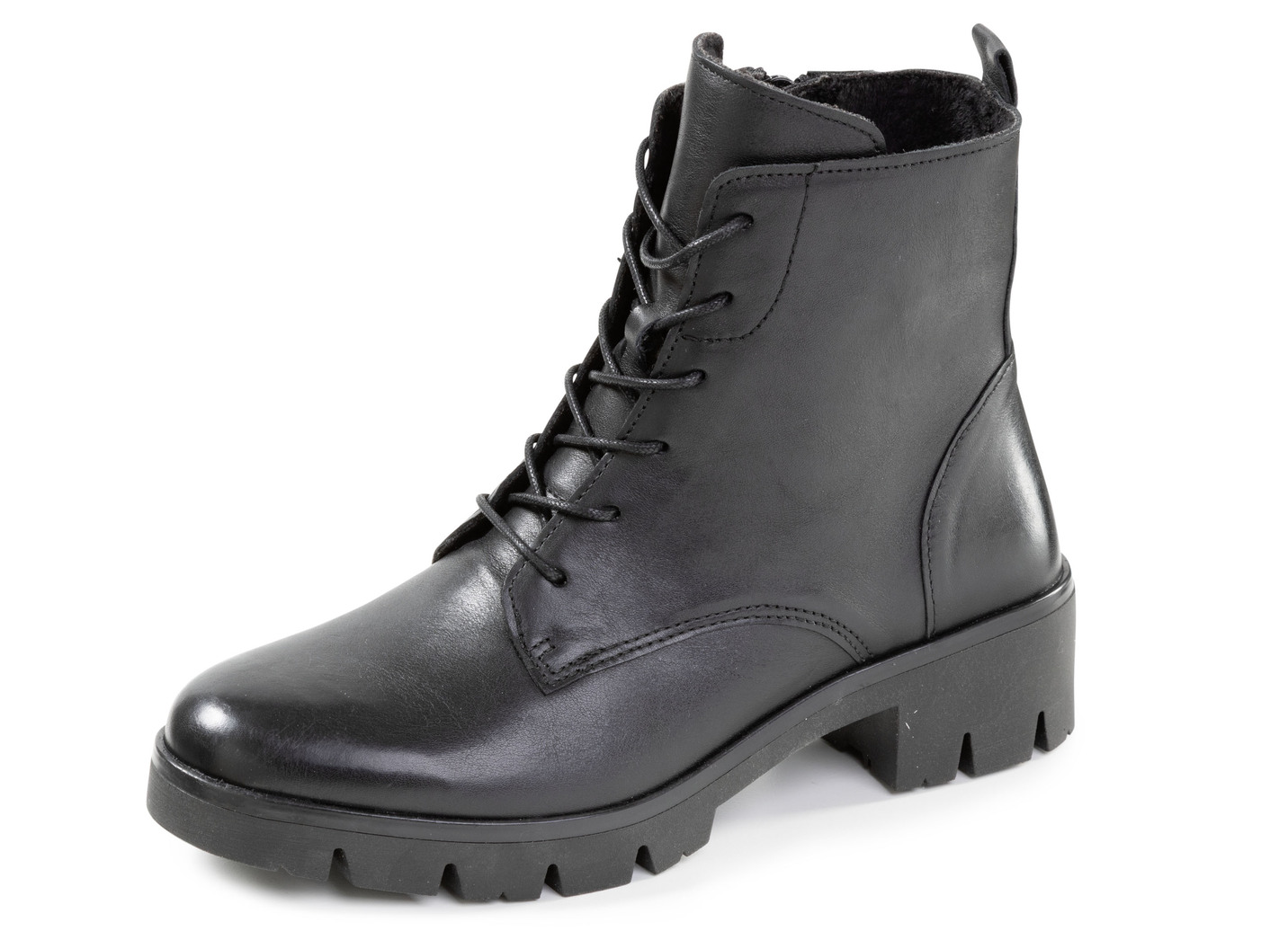 ELENA EDEN, bequeme Damen-Stiefeletten, Winterschuhe, Weite H, mit herausnehmbarem Fußbett, Schwarz, Größe 36 von ELENA EDEN