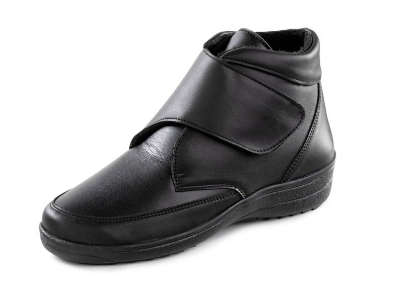 ELENA EDEN, bequeme Damen-Stiefeletten, Winterschuhe, Weite H, mit herausnehmbarem Fußbett, Schwarz, Größe 36 von ELENA EDEN