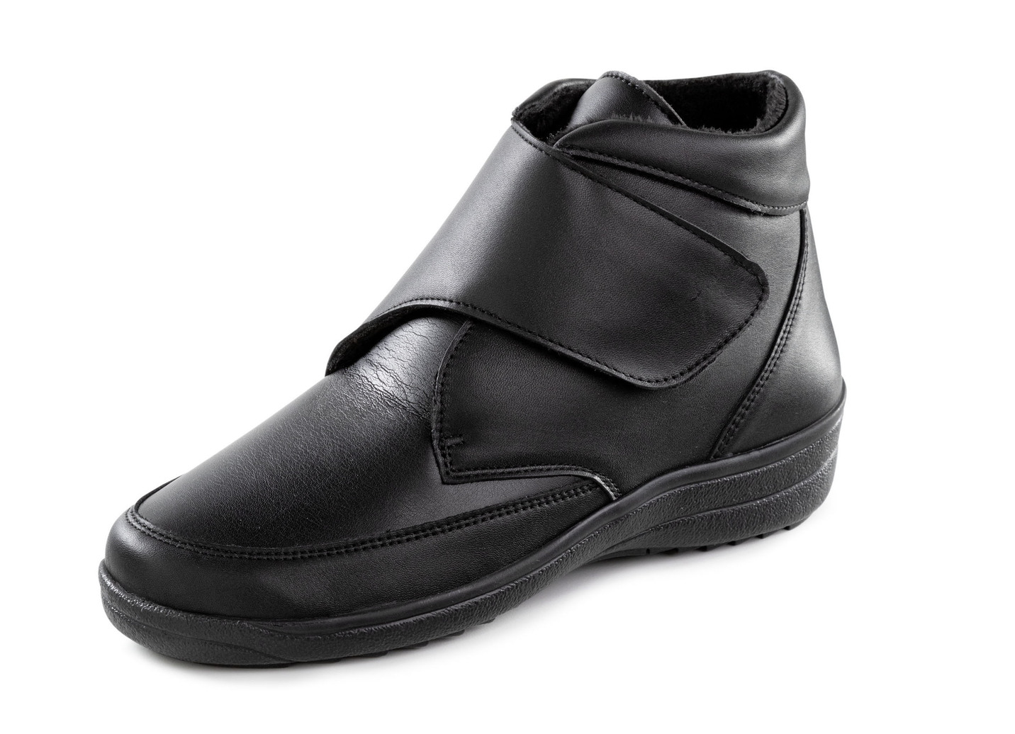 ELENA EDEN, bequeme Damen-Stiefeletten, Winterschuhe, Weite H, mit herausnehmbarem Fußbett, Schwarz, Größe 40 von ELENA EDEN