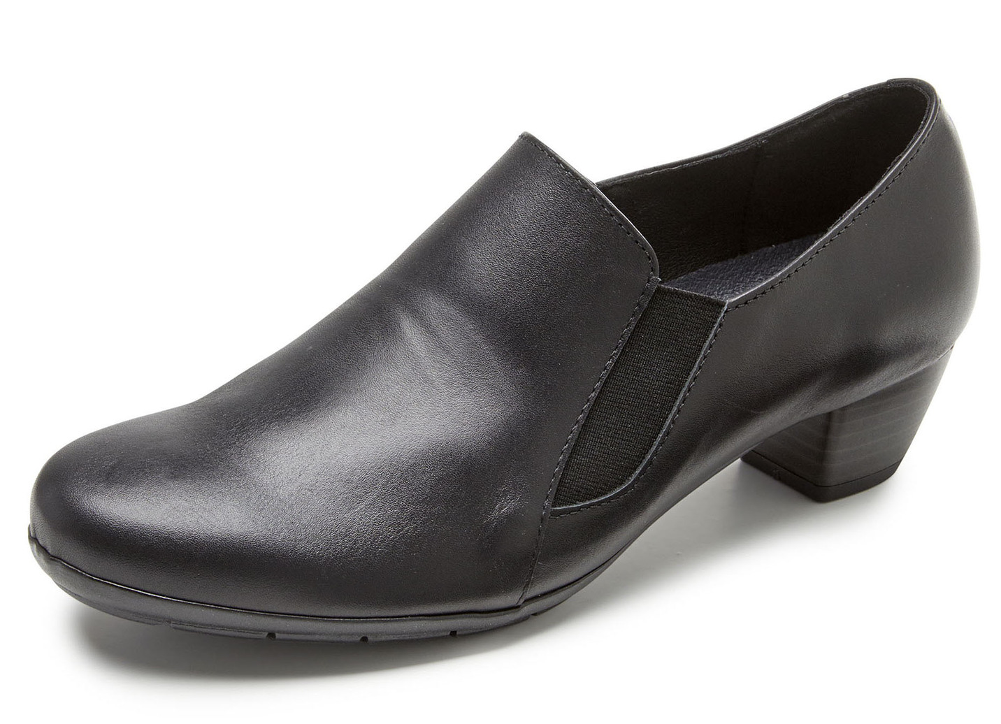 ELENA EDEN, eleganter Damen-Trotteur, Weite G, mit herausnehmbarem Fußbett, Schwarz, Größe 40 von ELENA EDEN